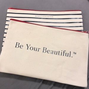Beautycounter MakeUp Bags